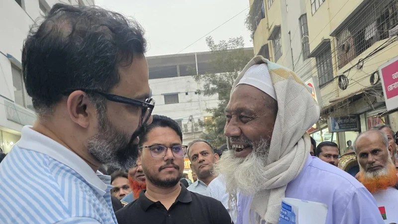 মাদক ও চাঁদাবাজমুক্ত সমাজ গড়ার অঙ্গীকার আমিনুল হকের